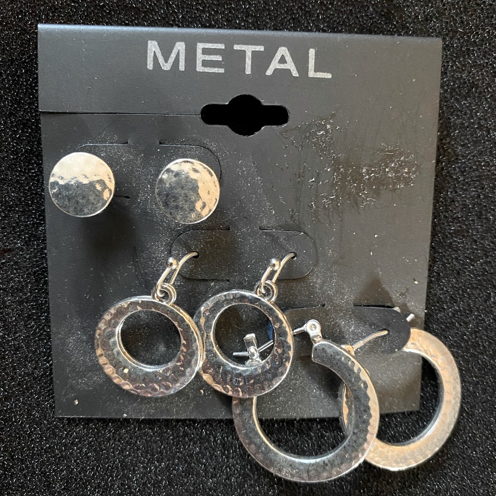 Metal Earring Combo NWT